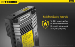 Nitecore NEW i4 Chargeur multiple | 4 baies | Li-ion & Ni-MH