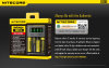 Nitecore NEW i4 Chargeur multiple | 4 baies | Li-ion & Ni-MH