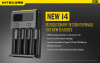 Nitecore NEW i4 Chargeur multiple | 4 baies | Li-ion & Ni-MH