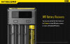 Nitecore NEW i4 Chargeur multiple | 4 baies | Li-ion & Ni-MH