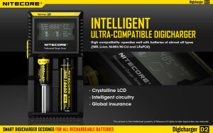 Nitecore D2 Digicharger Digi-Ladegerät | 2...