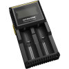 Nitecore D2 Digicharger Chargeur numérique | 2 baies | Li-ion & Ni-MH