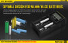 Nitecore D2 Digicharger Chargeur numérique | 2 baies | Li-ion & Ni-MH