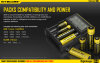 Nitecore D4 Digicharger Chargeur numérique | 4 baies | Li-ion & Ni-MH