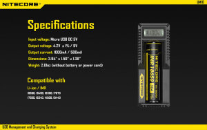 Nitecore UM10 Chargeur USB | Micro-USB | LCD