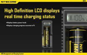 Nitecore UM10 Chargeur USB | Micro-USB | LCD