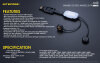 Nitecore LC10 Magnetic USB Charger | Power bank | Mini light