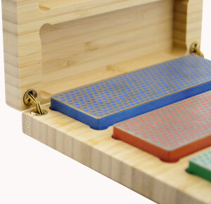 DMT W6EFC Diamant Schleifstein Set 3-teilig | Grob/Fein/Extrafein | in Holzbox