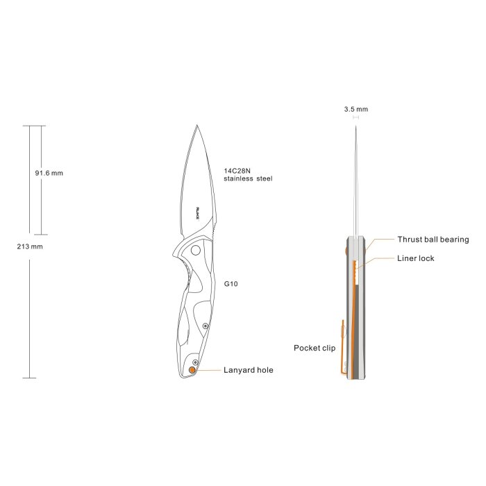 Ruike Fang P105-Q folding knife