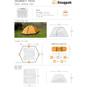 Snugpak Journey Trio Tent