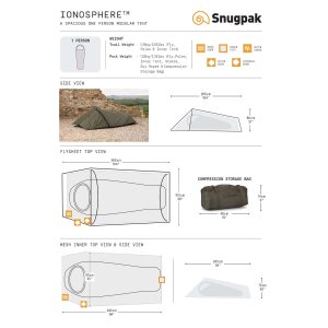 Tente Snugpak Ionosphere 1 personne