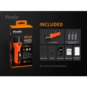 Fenix WF11E Ex-geschützte Taschenlampe
