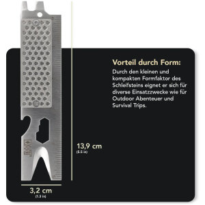 DMT EDC Sharp Diamant-Multitool | 9 Funktionen | 5CR Edelstahl