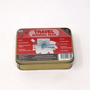 BCB Travel Survival Pack - Kit de voyage Covid-19