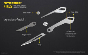 Nitecore NTK05 Mini Titanium Knife