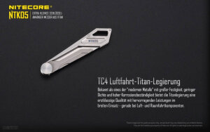 Nitecore NTK05 Mini Titanium Knife