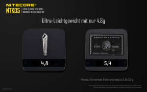 Nitecore NTK05 Mini Titanium Knife
