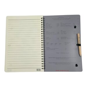 BCB Waterproof Notebook A5 | 50 Pages | Pen Loop