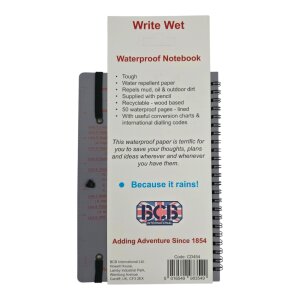 BCB Waterproof Notebook A5 | 50 Pages | Pen Loop
