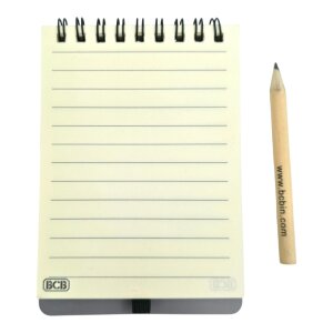 BCB Wasserdichtes Notizbuch Pocket | 30 Seiten |...