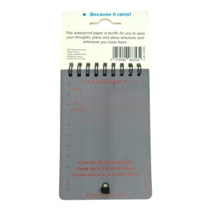 BCB Waterproof Notebook Pocket | 30 Pages | Trouser Pocket Size