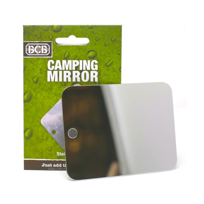 BCB Stainless Steel Camping/Emergency Mirror