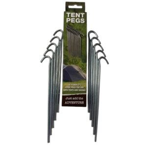 BCB Metall-Heringe 10er-Set | Zeltzubehör | Robust