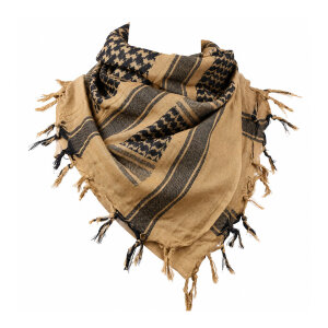 BCB Shemagh Beige/Schwarz Halstuch | 100 % Baumwolle |...