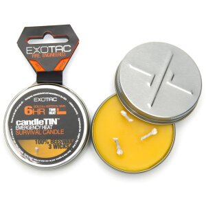 Exotac Candle Tin - Notfall-Kerze in der Dose