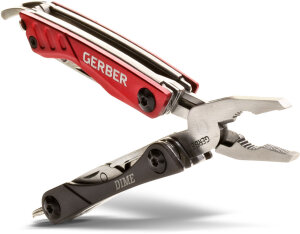 Gerber Dime Mini-Multitool Rot | 12 Werkzeuge | 66 g