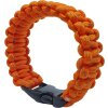 BCB Survival Bracelet Orange with Plastic Clasp