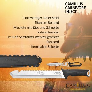Machette Camillus Carnivore Inject / outil de survie