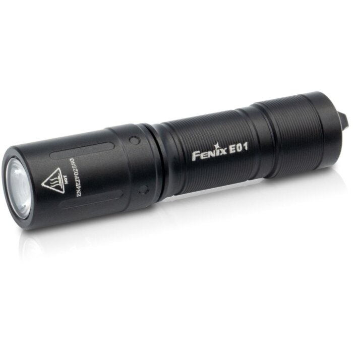 Fenix E01 V2.0 Lampe de poche noire