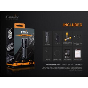 Fenix LR35R Taschenlampe | 10000 Lumen | 500 m Leuchtweite