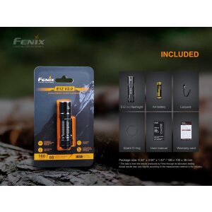 Fenix E12 V2.0 Flashlight