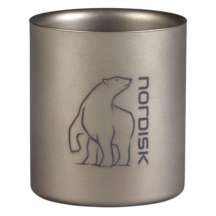 Nordisk titanium mug 220ml - double walled