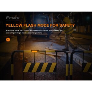 Fenix WT16R work flashlight with COB