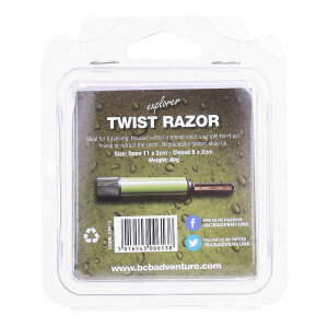 BCB Twist Razor Olive | Compact Razor | Outdoor Hygiene