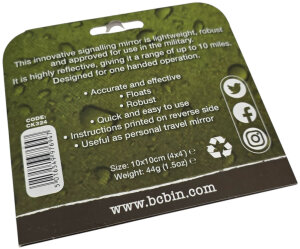 BCB Notfall Signalspiegel | Heliograph 10cm