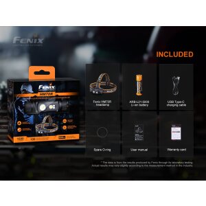 Fenix HM70R aufladbare, multifunktionale Stirnlampe