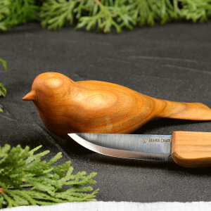 BeaverCraft Comfort Bird Holzschnitzset | Lindenholz | Schnitzmesser