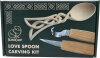 BeaverCraft Love Spoon Holzschnitzset | Lindenholz | Löffelschnitzen