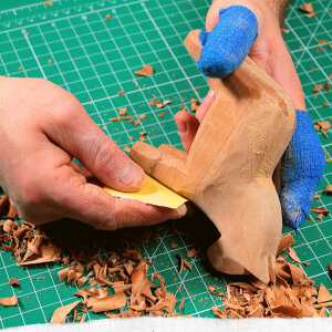 BeaverCraft Dala Horse Holzschnitzset | Lindenholz | Dalahäst