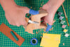 BeaverCraft Dala Horse Holzschnitzset | Lindenholz | Dalahäst