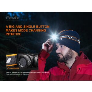 Fenix HM60R aufladbare, multifunktionale Stirnlampe