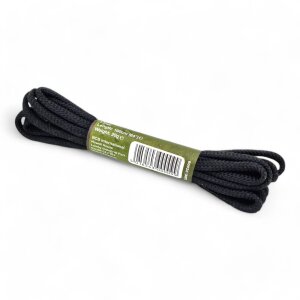 BCB lacets ronds pour bottes- noir