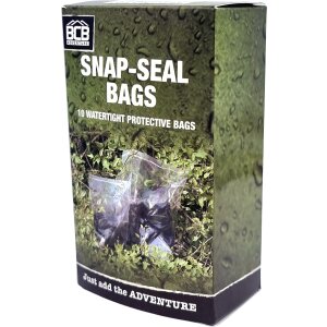 BCB 10 waterproof snap-seal bags - 2 sizes