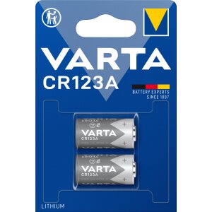 Varta CR123A Lithium-Batterie - 2er-Pack