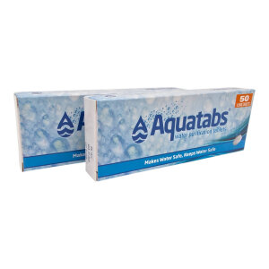 Aquatabs Water Purification Tablets 2×50 Pack | 8.5...