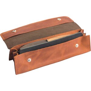 BeaverCraft S01X Premium Löffel Schnitzset mit Walnussgriffen und Lederetui